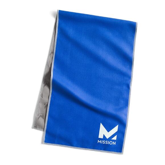 NWT Mission Original Cooling Towel – Mission Blue, UPF 50, 2-Hour Cooling - Picture 1 of 7